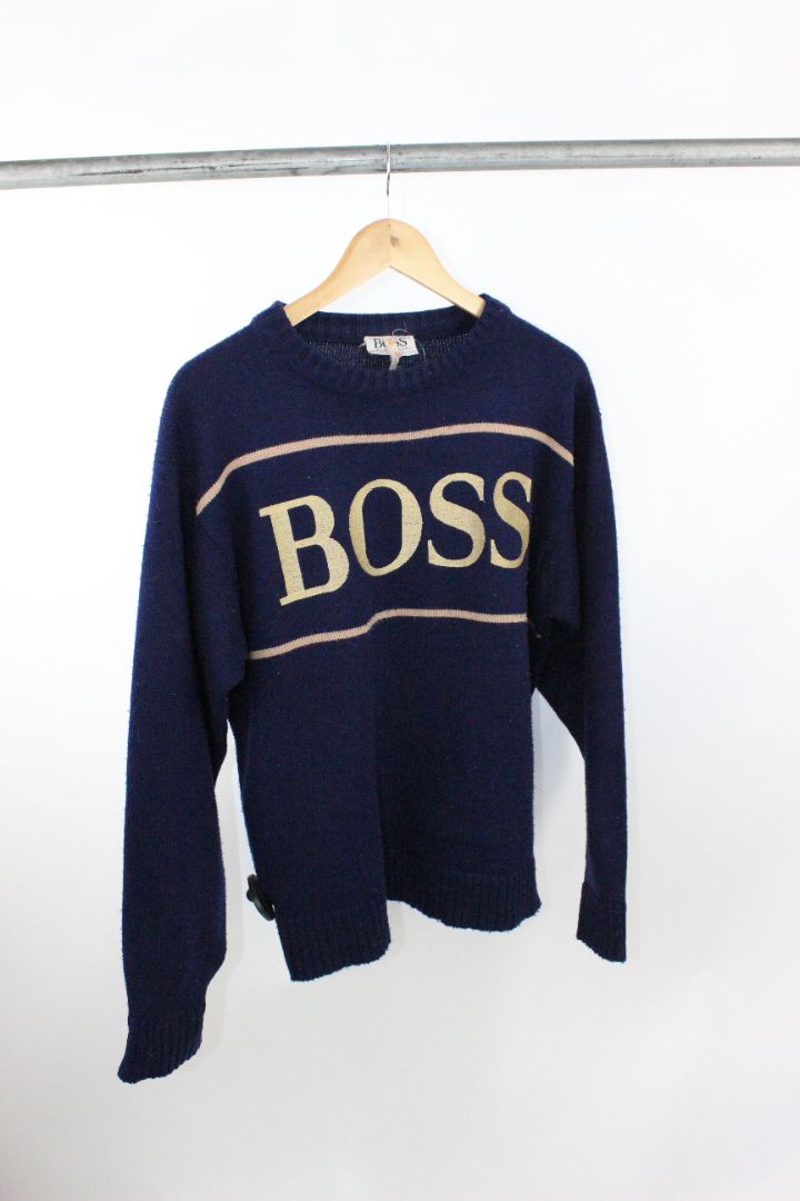 VINTAGE, KNIT, HUGO BOSS, XL
