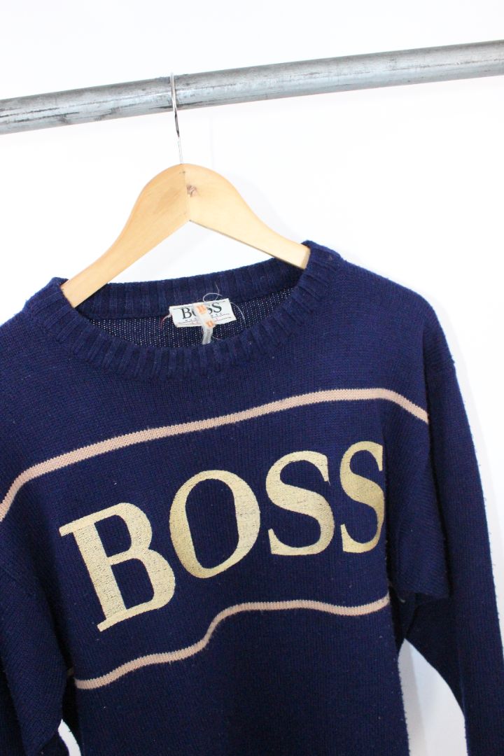 VINTAGE, KNIT, HUGO BOSS, XL