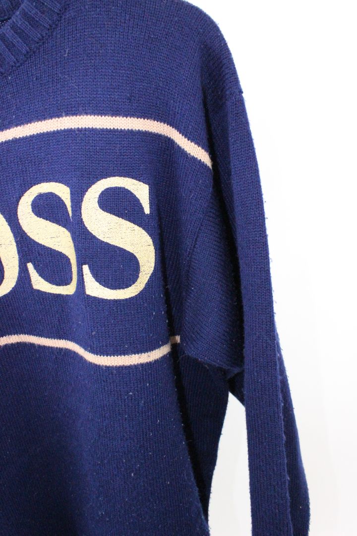 VINTAGE, KNIT, HUGO BOSS, XL