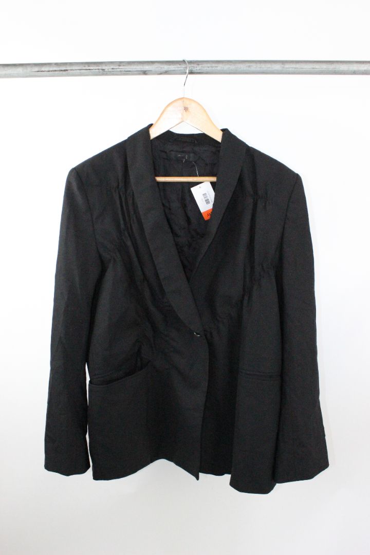 BLAZER, COS, BLACK, 42