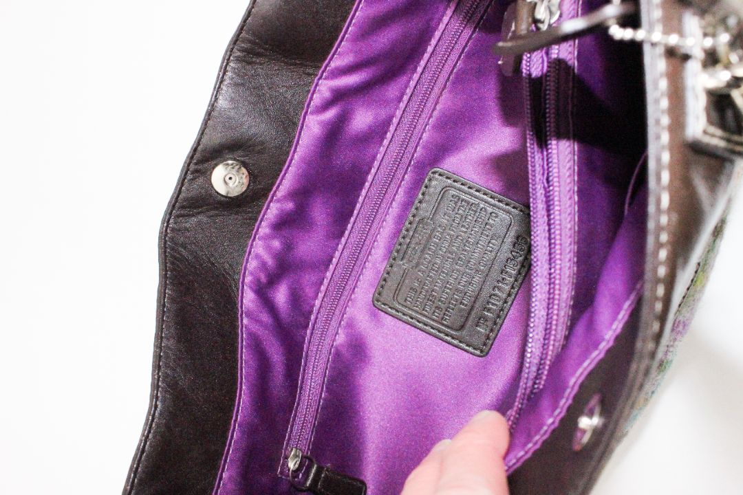 2007 COACH PENELOPE BAG, TWEED