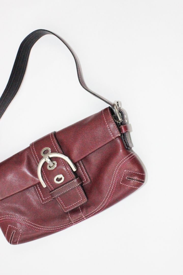 2005 COACH SOHO BAG, CHERRY