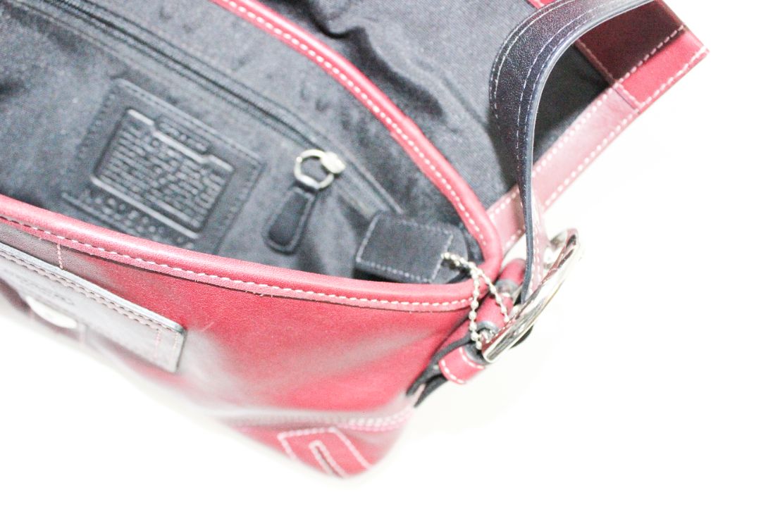 2005 COACH SOHO BAG, CHERRY