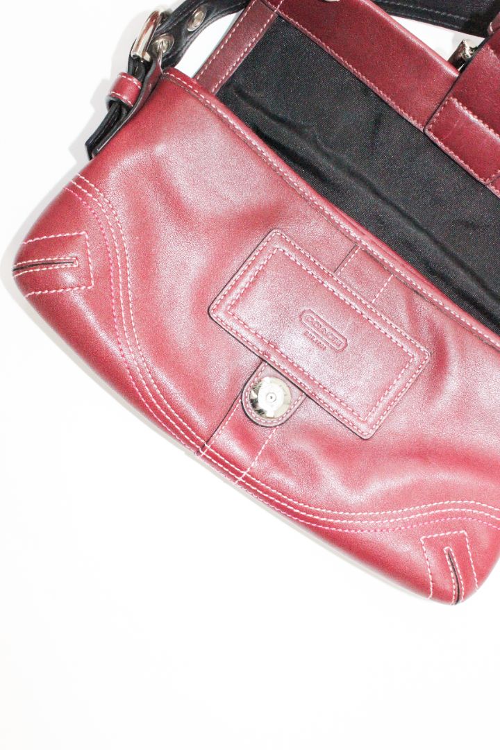 2005 COACH SOHO BAG, CHERRY