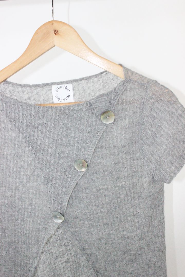 BLOUSE, WITH JEAN, S