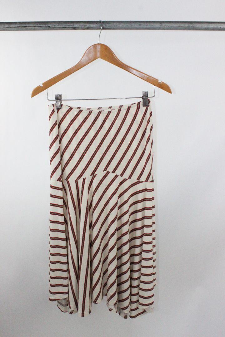 MIDI SKIRT, WITH JEAN, XS