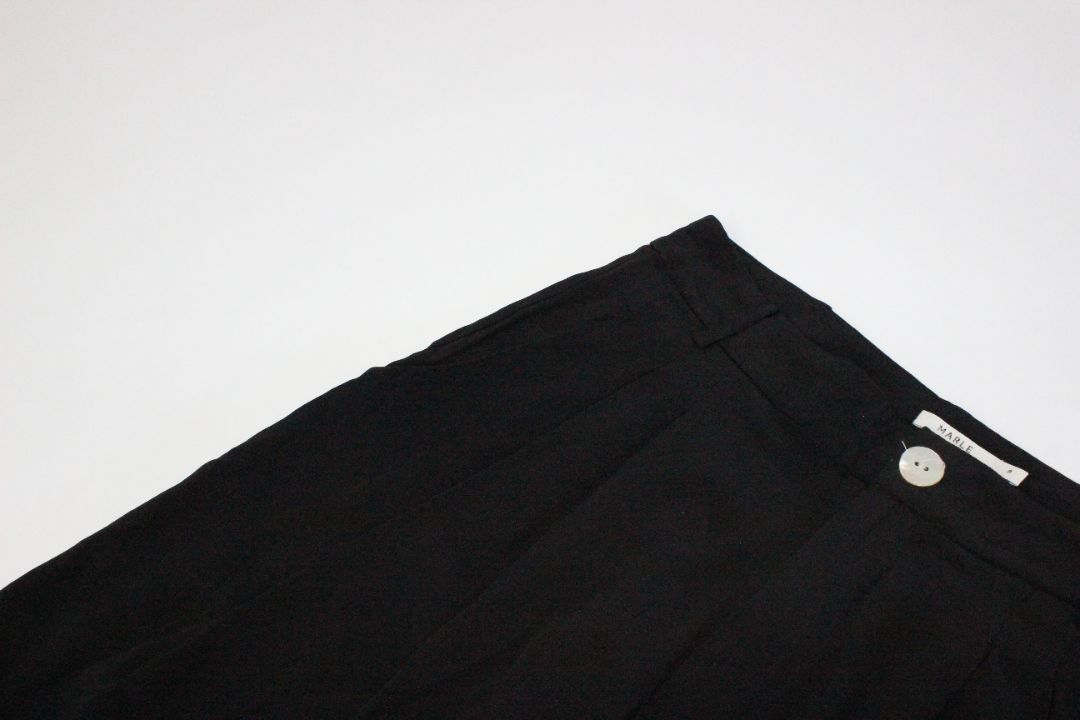 PANTS, MARLE, BLACK, 8