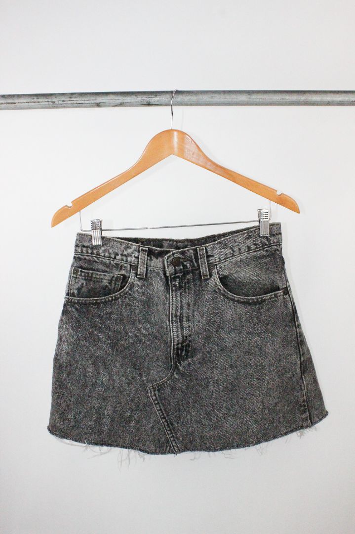 VINTAGE, MINI SKIRT, LEVI'S, 10