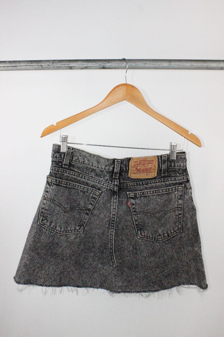 VINTAGE, MINI SKIRT, LEVI'S, 10
