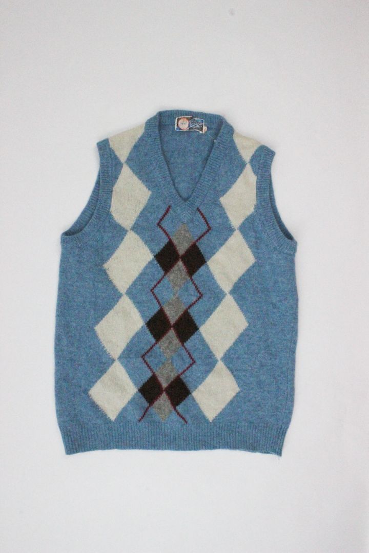 VINTAGE KNIT VEST, L