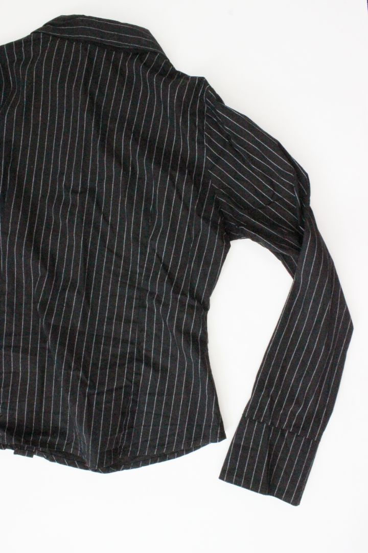 Y2K, SPIRAL, PINSTRIPE SHIRT, 6