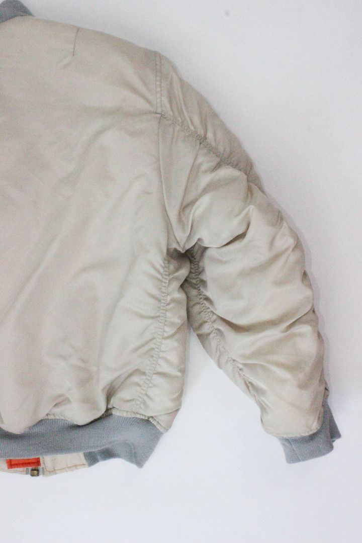 ALPHA, BOMBER JACKET, BEIGE, S