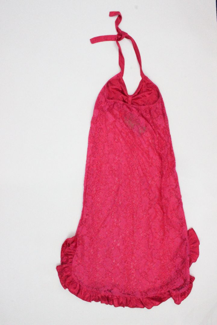 VINTAGE, MIDI DRESS, PINK, S