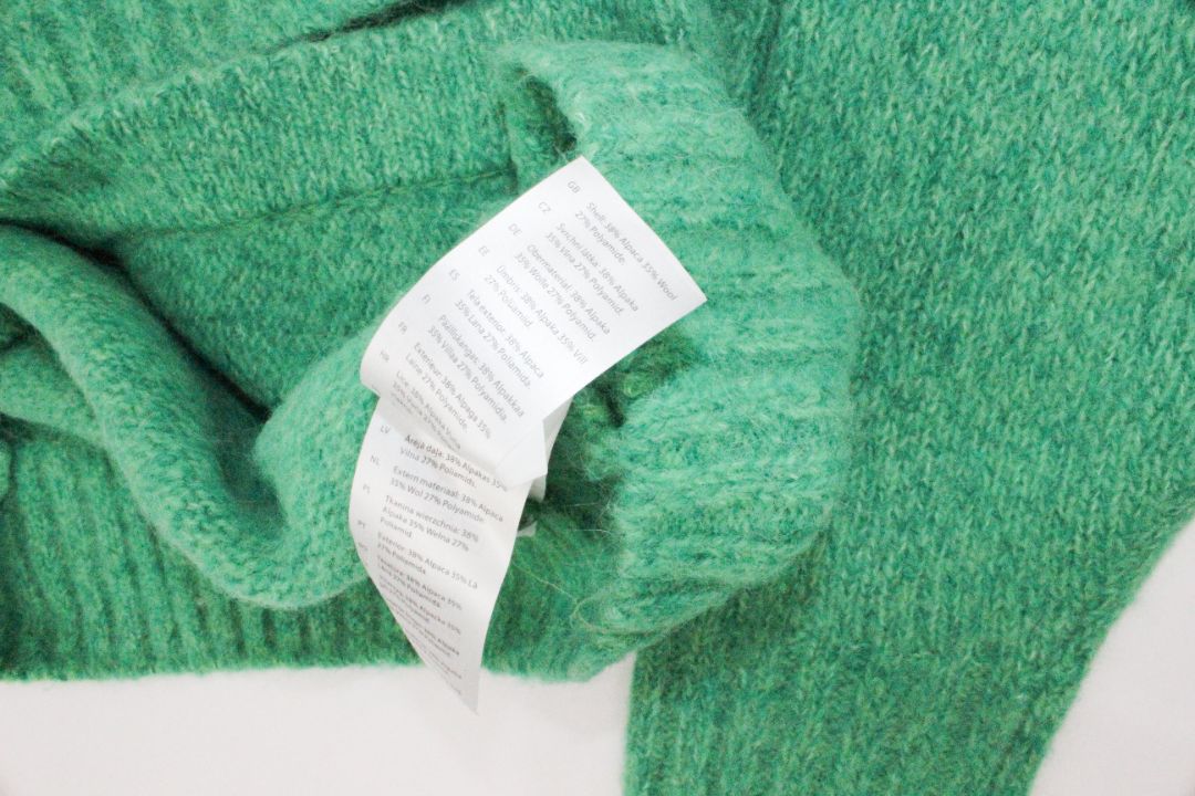 CARDIGAN, COS, GREEN, M
