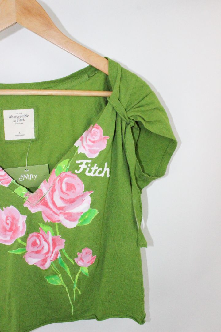 BLOUSE, ABERCROMBIE & FITCH, L
