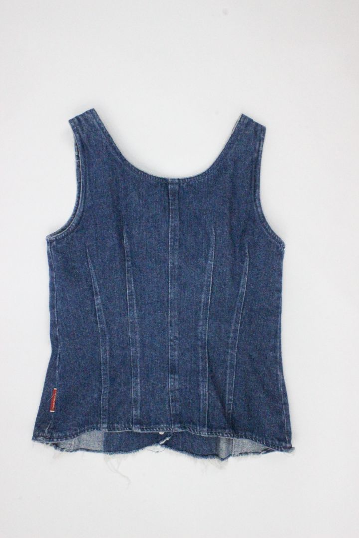 VINTAGE, DENIM TANK, M