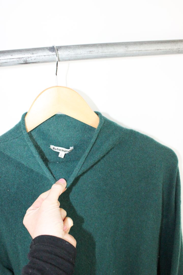 KNIT, REFORMATION, CASHMERE, L