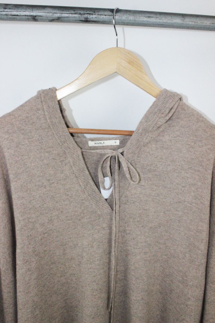 KNIT, MARLE, BROWN, 12