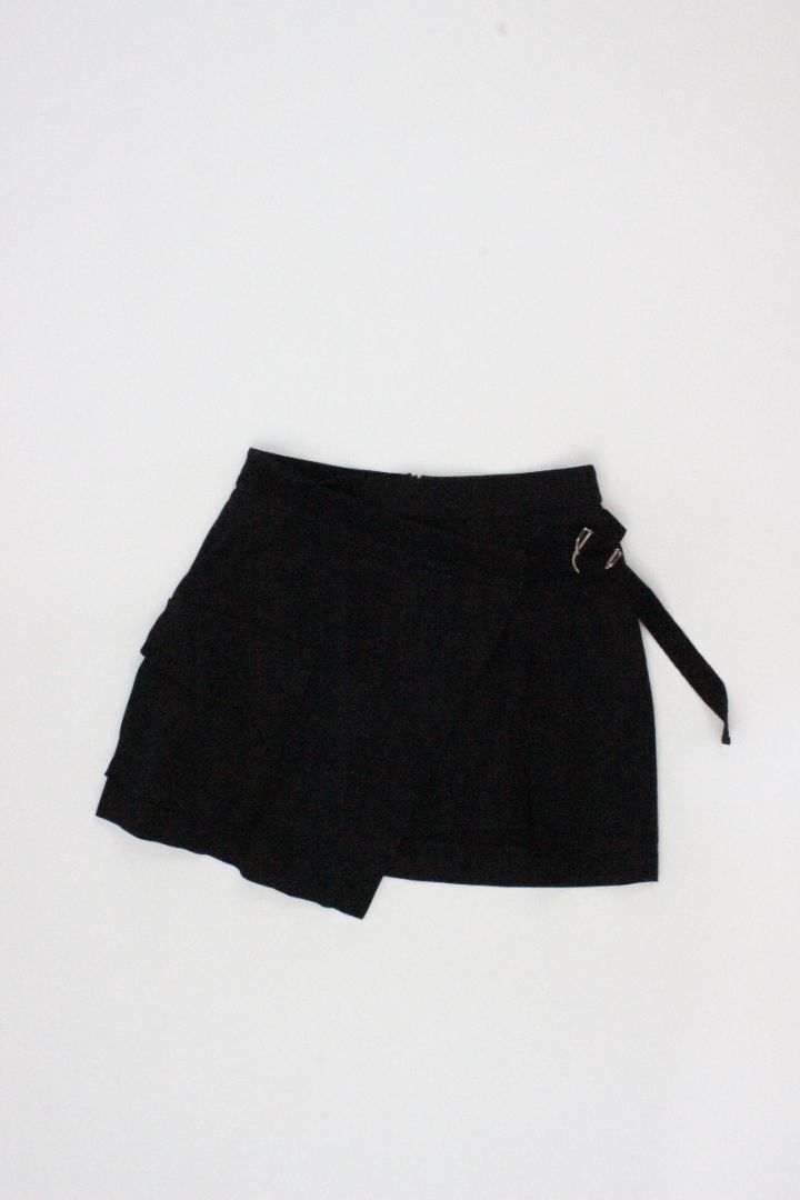 MINI SKORT, ZINI, BLACK, S