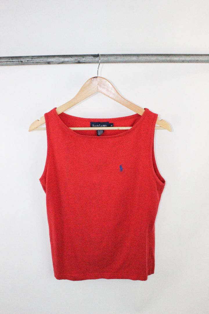 VINTAGE, SINGLET, RALPH LAUREN, M