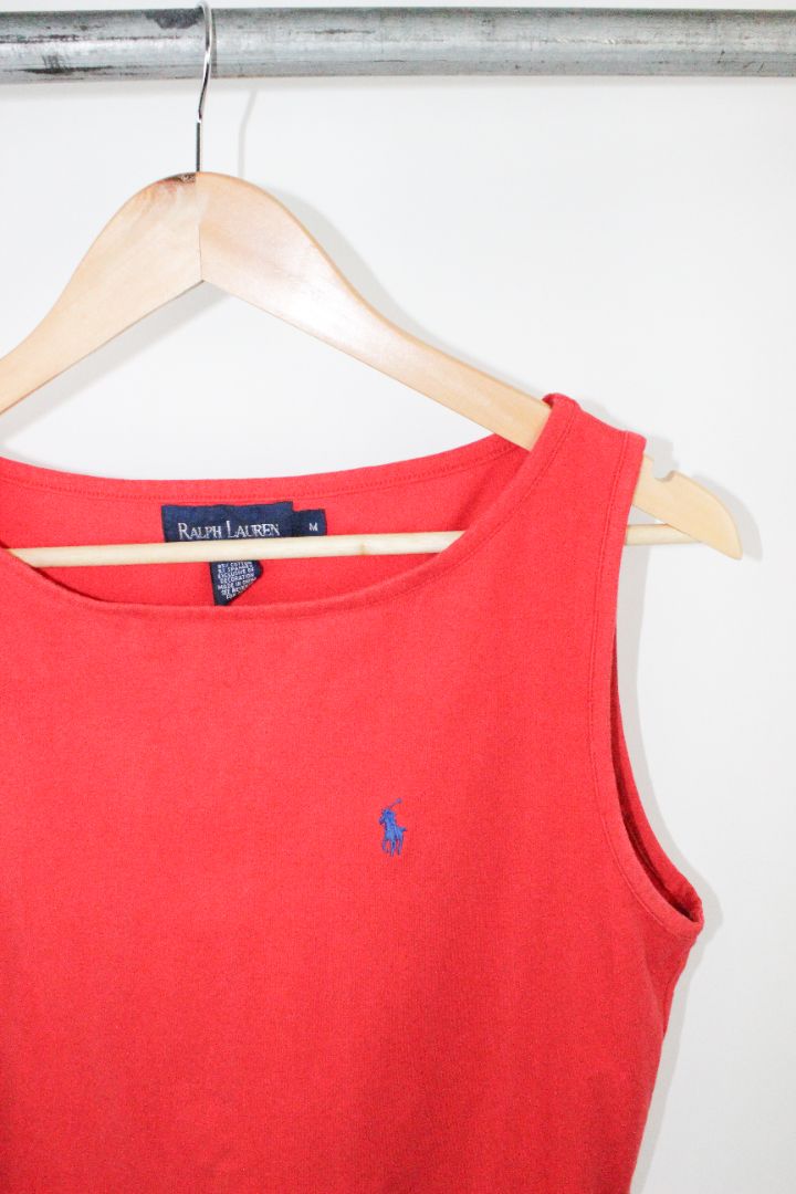 VINTAGE, SINGLET, RALPH LAUREN, M