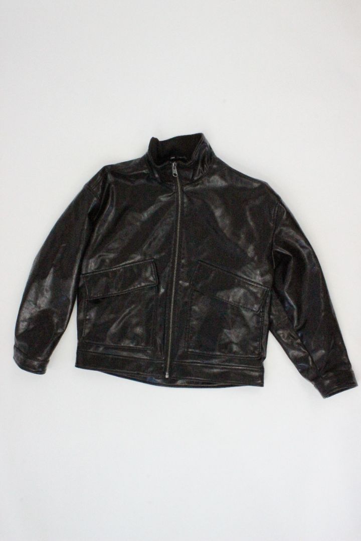JACKET, ZARA, BURGUNDY, L