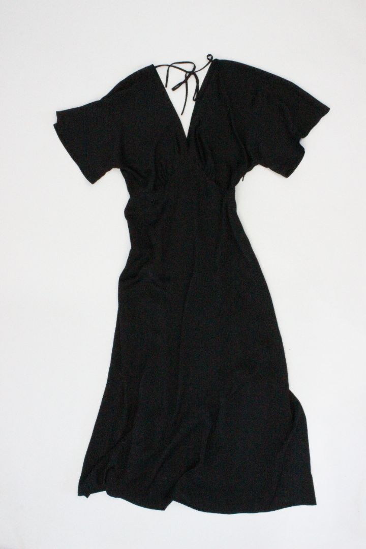 MIDI DRESS, RUBY, BLACK, 12