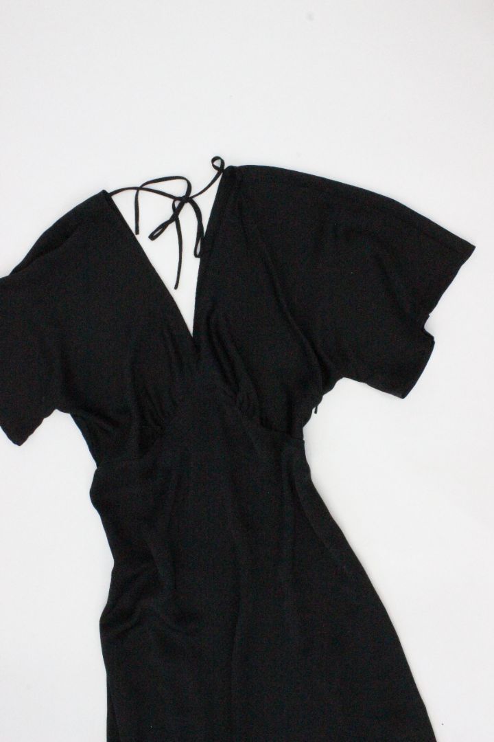 MIDI DRESS, RUBY, BLACK, 12