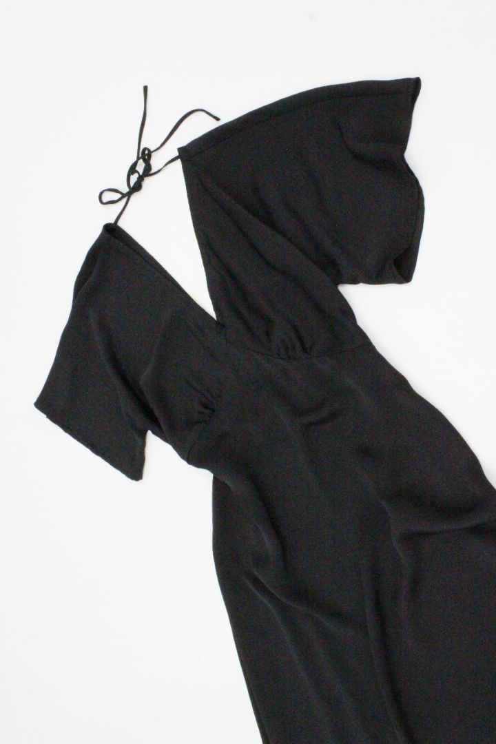 MIDI DRESS, RUBY, BLACK, 12