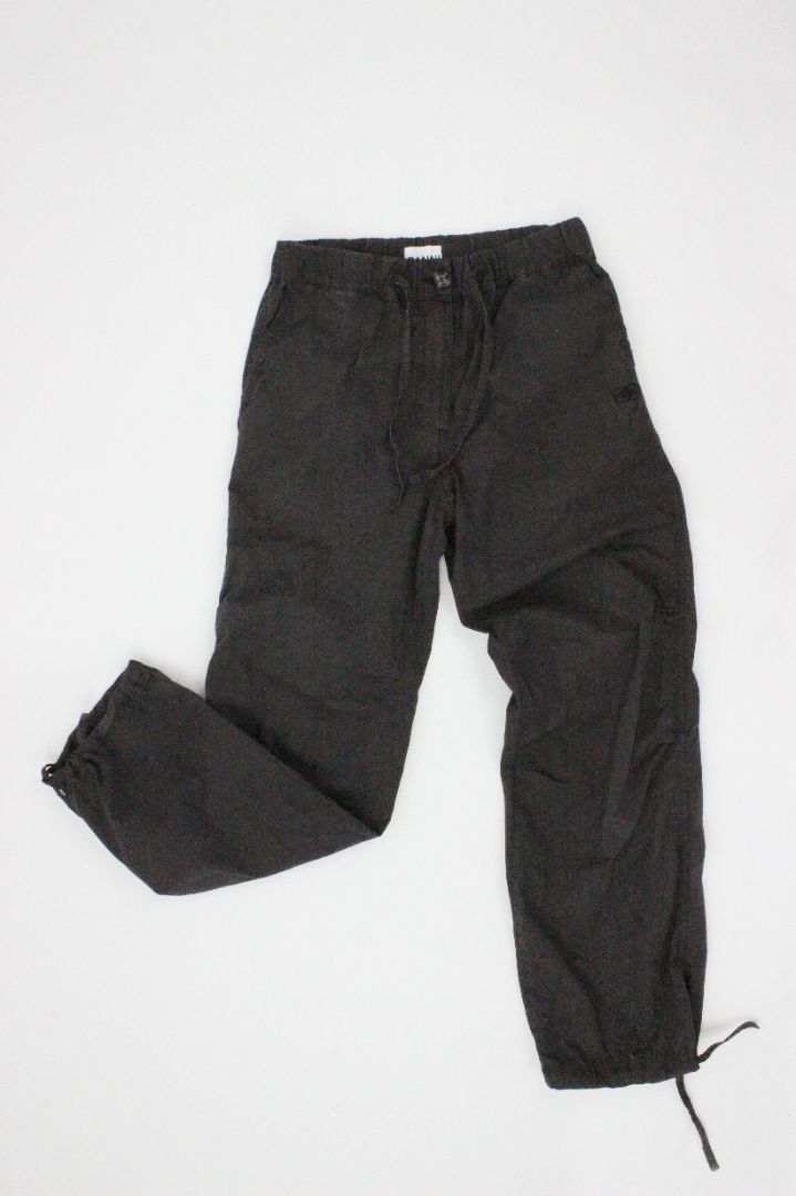 PANTS, GANNI, BROWN, 36