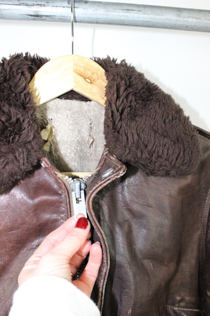 VINTAGE, FLIGHT JACKET, S
