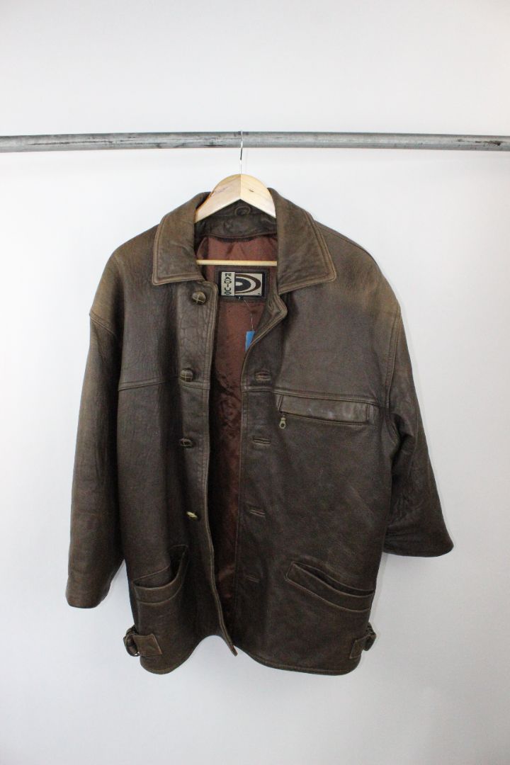 VINTAGE, JACKET, RADIUS, BROWN, S