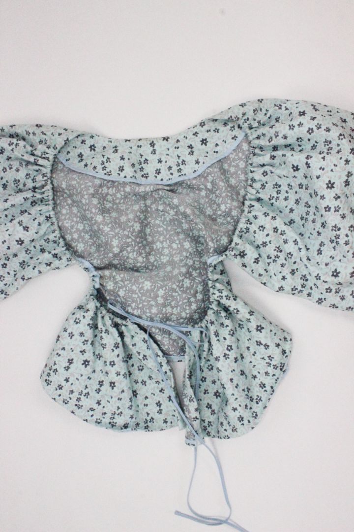 BLOUSE, LAY PLAN, M