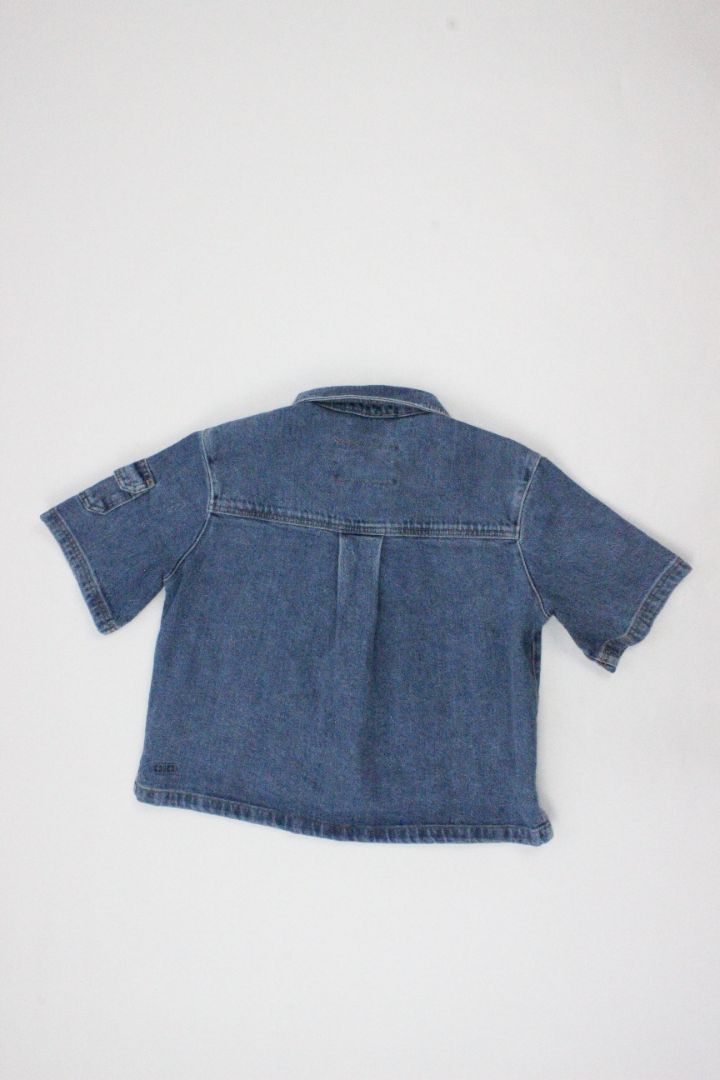 SS SHIRT, KSUBI, DENIM, XS