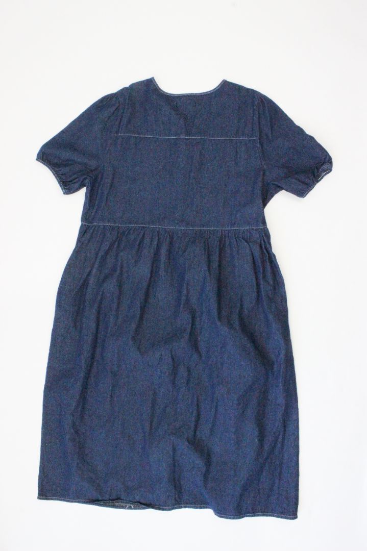 MIDI DRESS, AOFEIER, DENIM, M