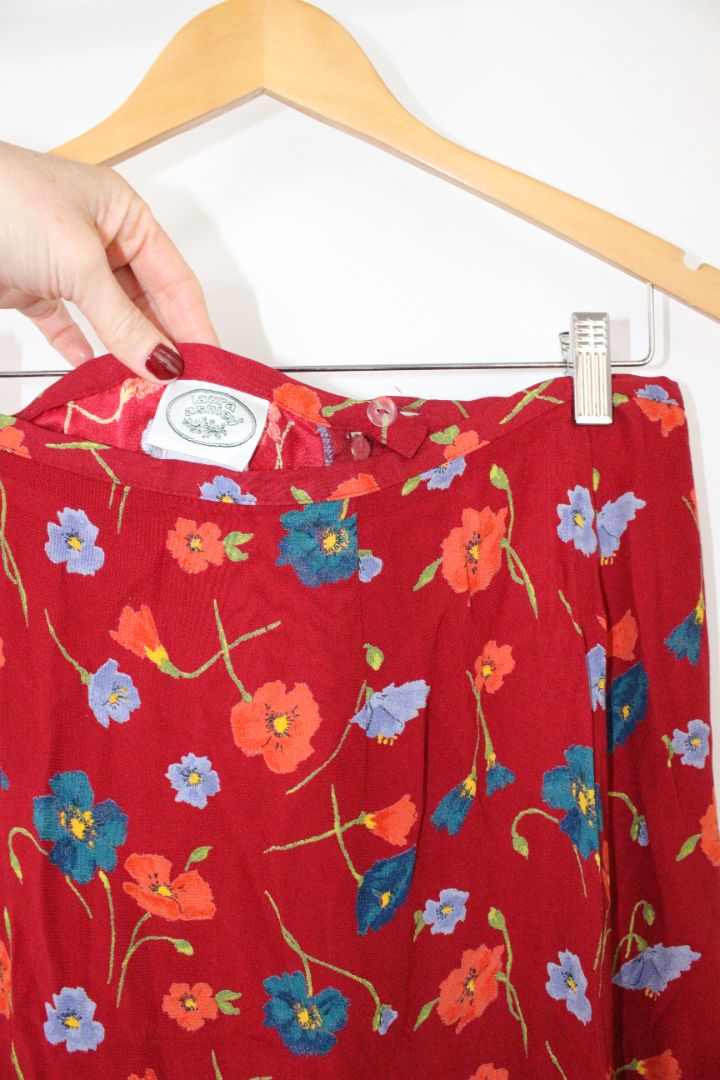 Y2K, MIDI SKIRT, LAURA ASHLEY, 16