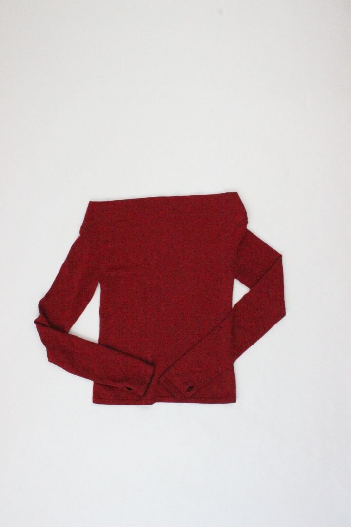 'EMMA' BLOUSE, RUBY, RED, 8