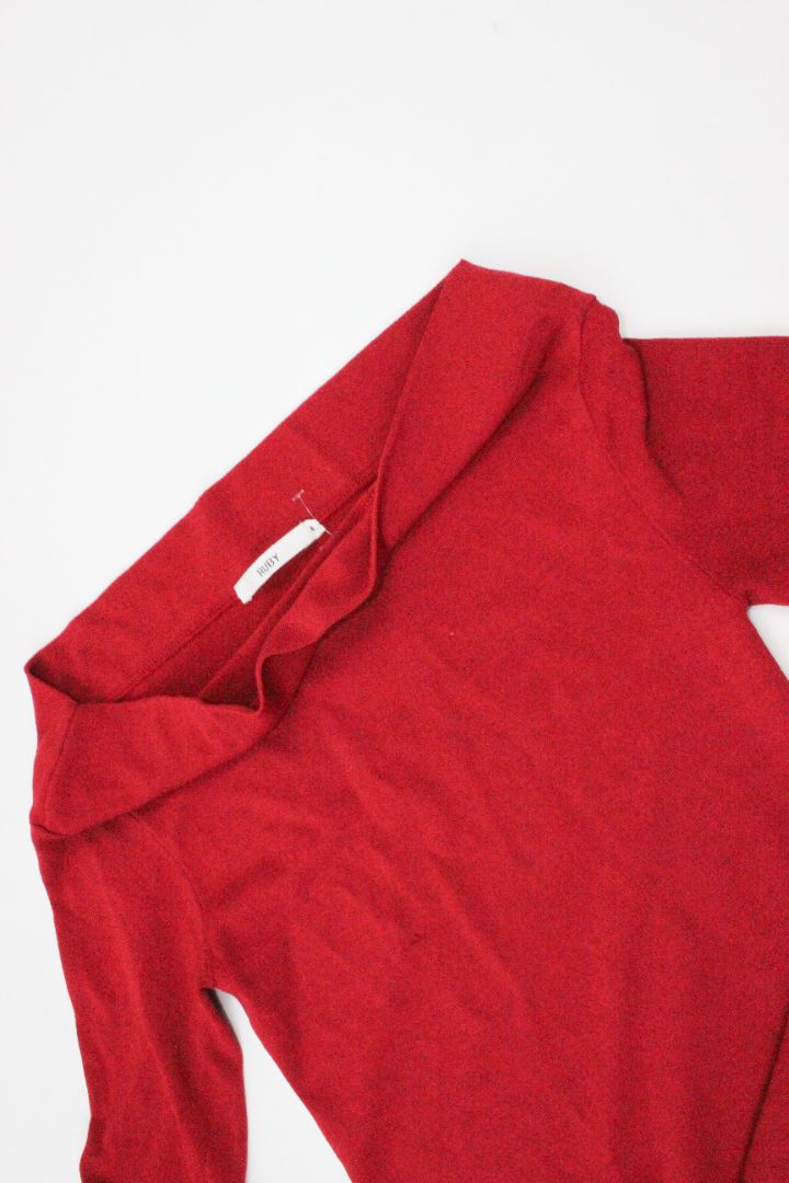 'EMMA' BLOUSE, RUBY, RED, 8