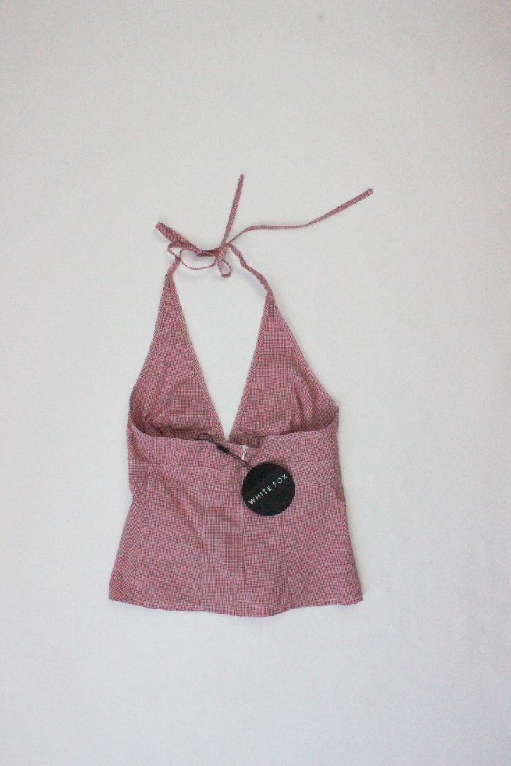 WHITE FOX, HALTER TOP, S