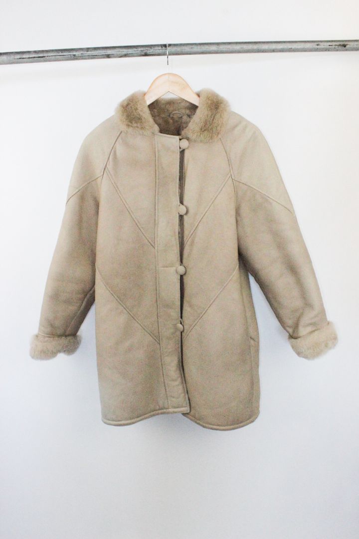VINTAGE, COAT, HIDE SHOP, M