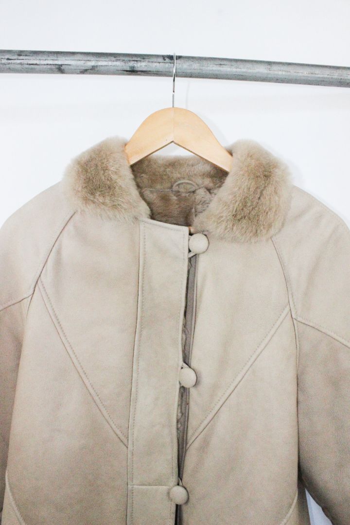 VINTAGE, COAT, HIDE SHOP, M
