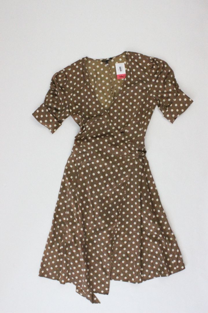 MIDI DRESS, APART, SILK, 12