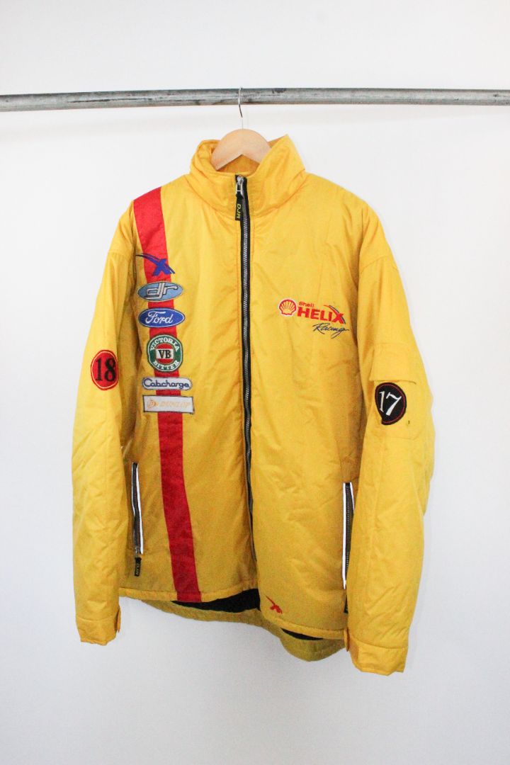 VINTAGE, JACKET, SHELL HELIX RACING, XL