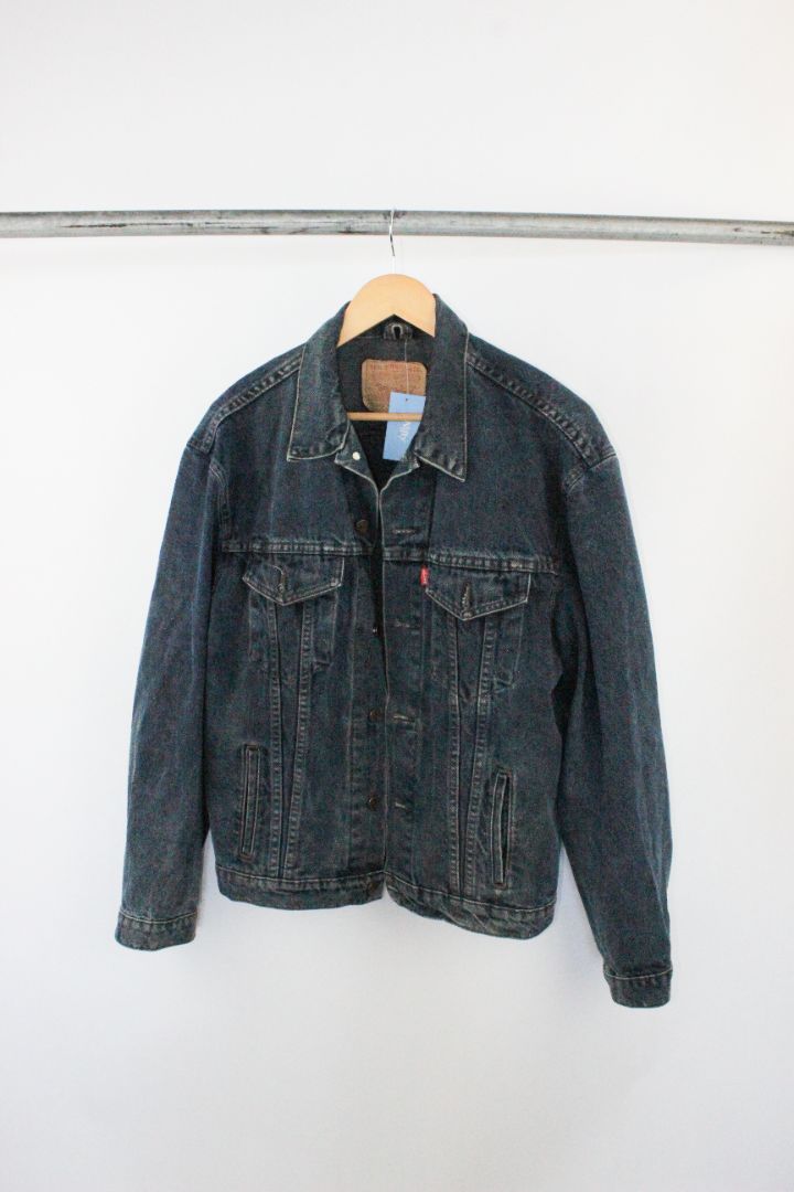 VINTAGE, JACKET, LEVI'S, BLUE DENIM, M/L
