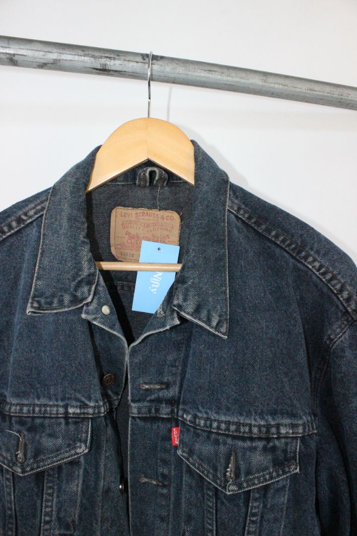 VINTAGE, JACKET, LEVI'S, BLUE DENIM, M/L
