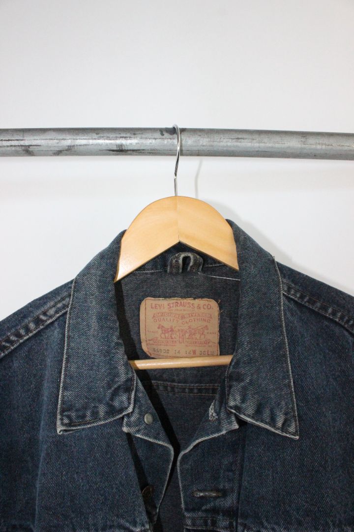 VINTAGE, JACKET, LEVI'S, BLUE DENIM, M/L