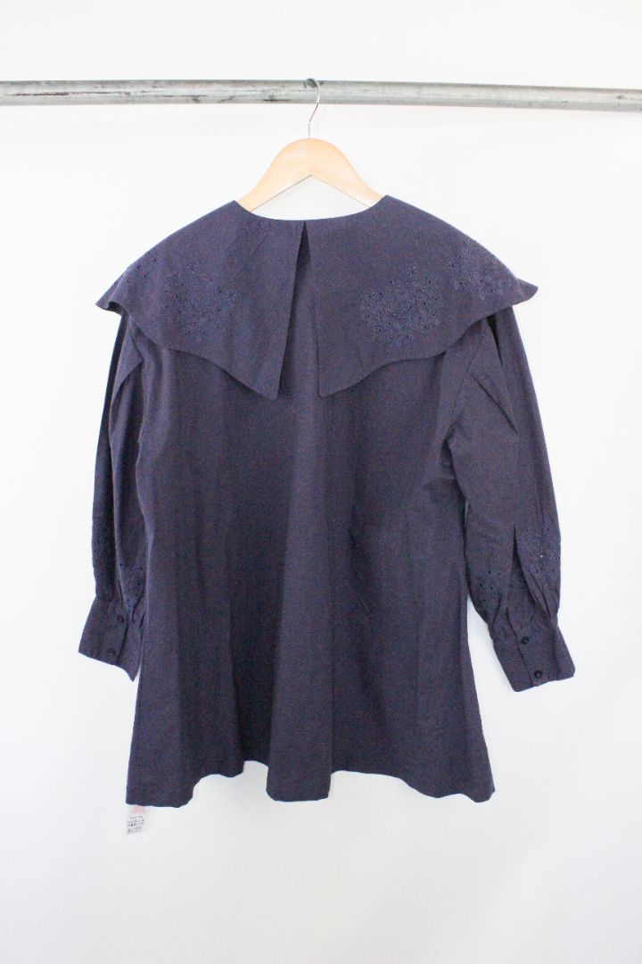 BLOUSE, DAMSON MADDER, 6
