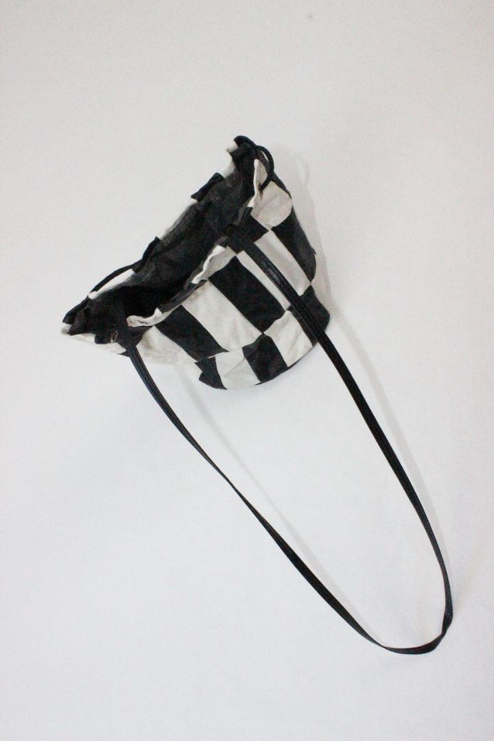 VINTAGE, LEATHER PATCHWORK BAG