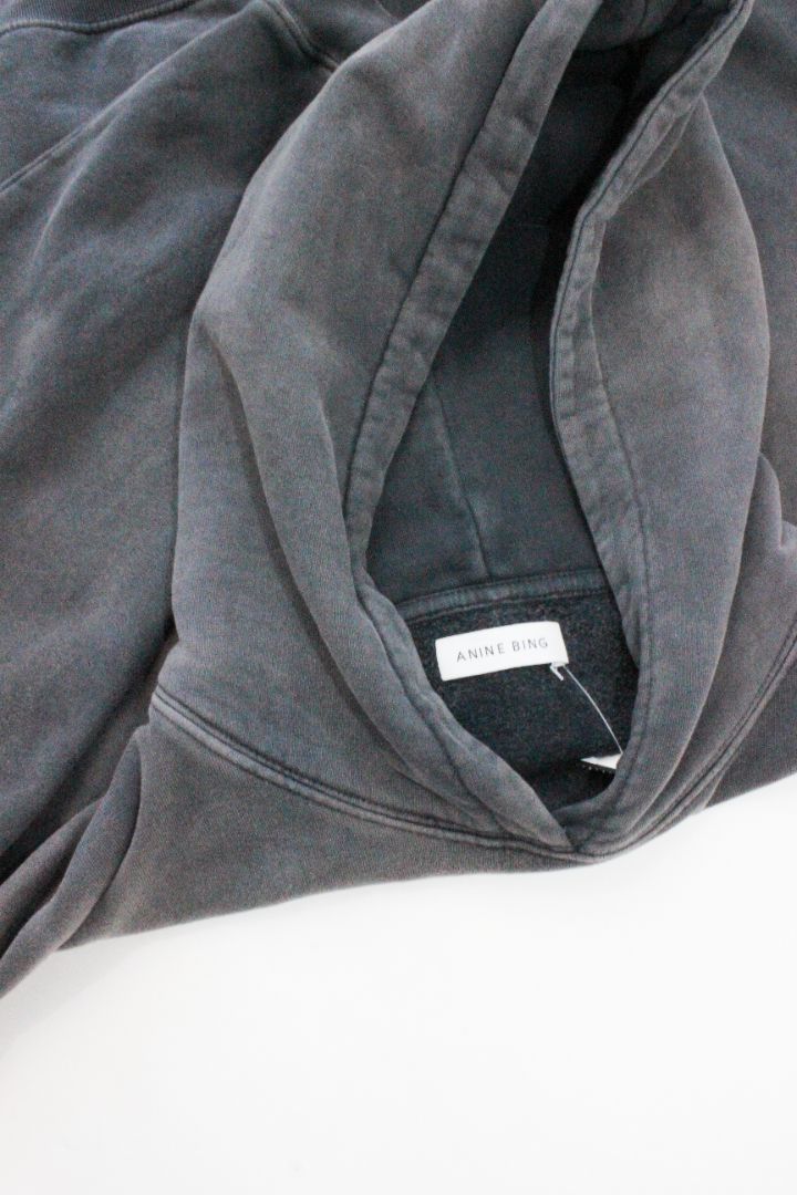HOODIE, ANINE BING, GREY, XS