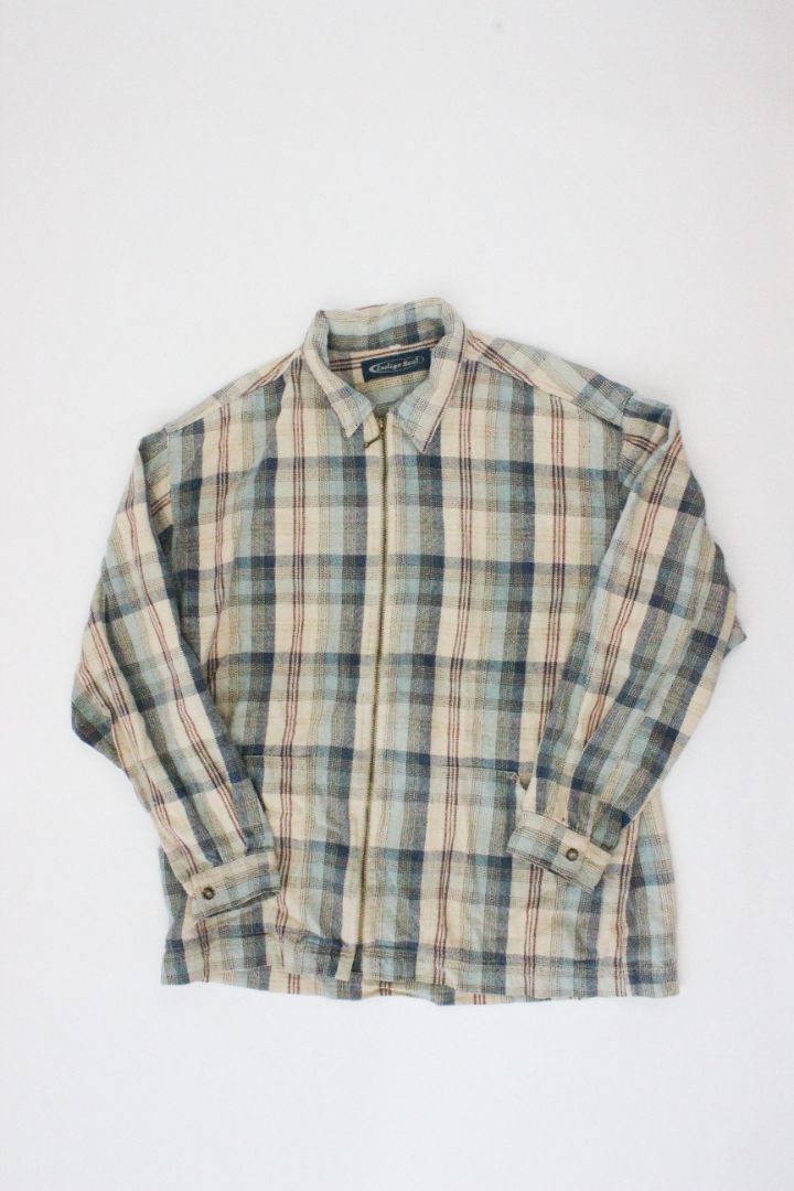 VINTAGE, LS SHIRT, INDIGO SEAL, L